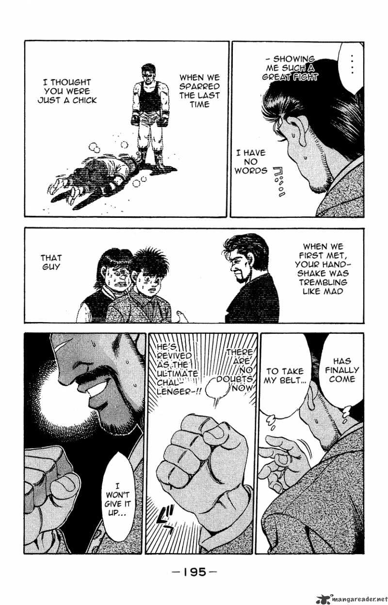 Hajime no Ippo: Fighting Spirit, Chapter 169 image 16